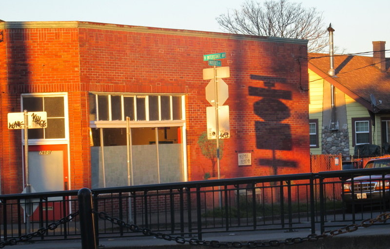 Stop Sign Shadow