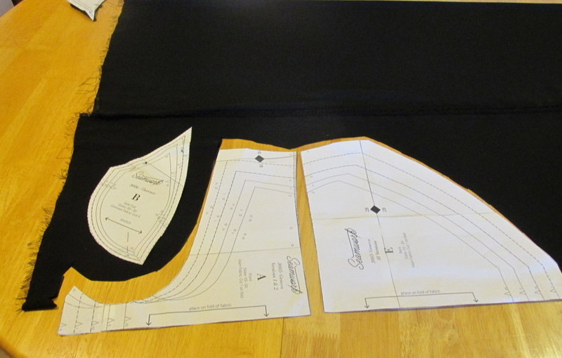 Seamwork Florence bralette. Part I cutting