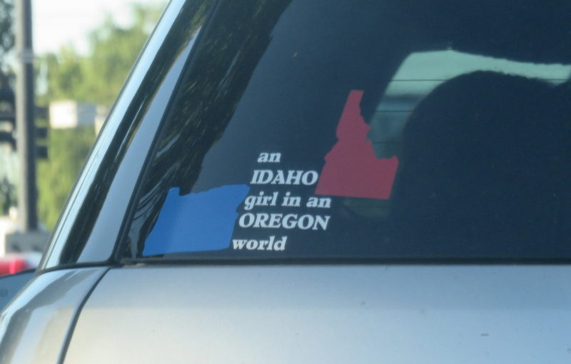 Spotted on an Oregon car