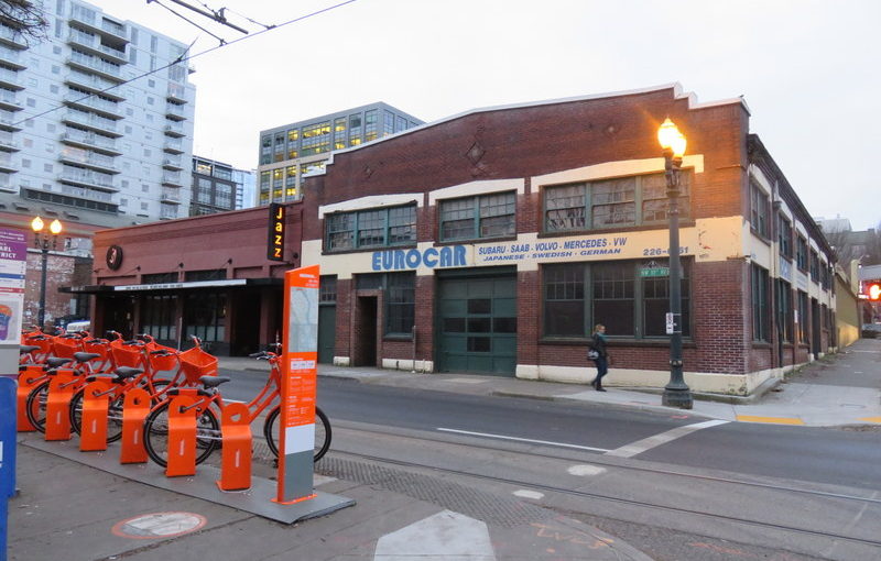 The rest of the buildings on the block that will go away.