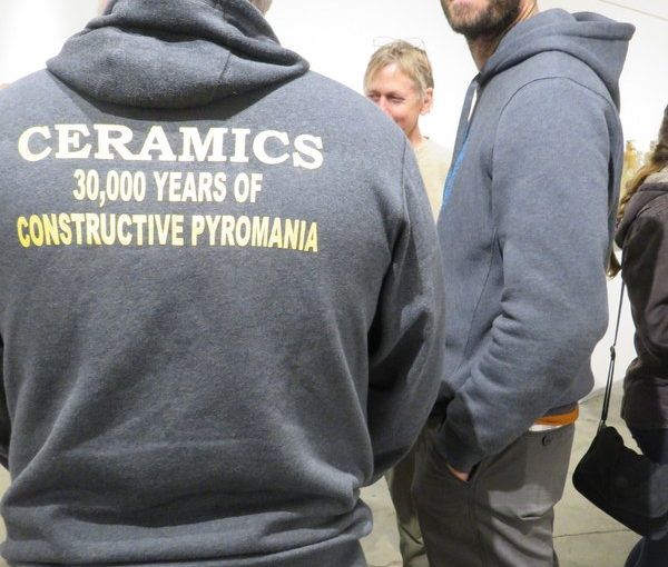 Funny sweatshirt at NCECA