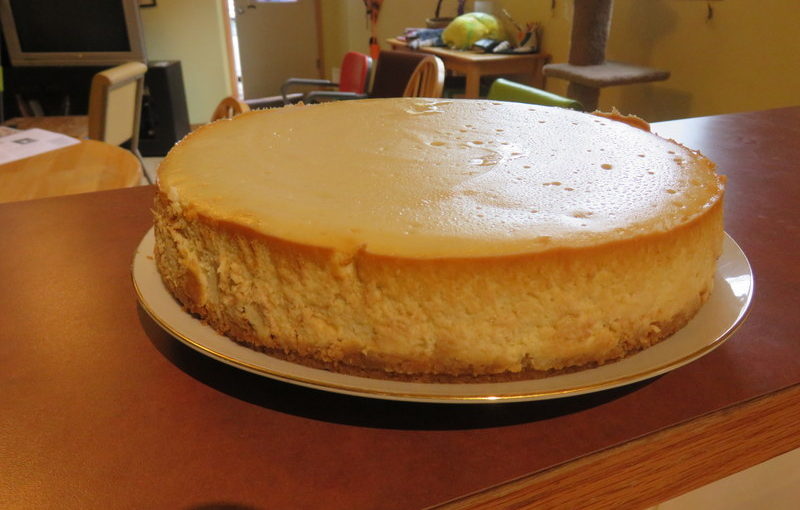 The day of two cakes: Vintage Cakes Rhubarb Pudding Cake, plus Cheesecake