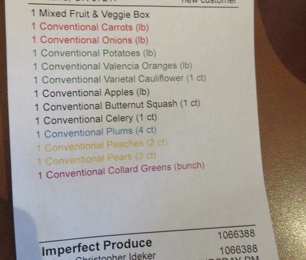 First Imperfect Produce Delivery