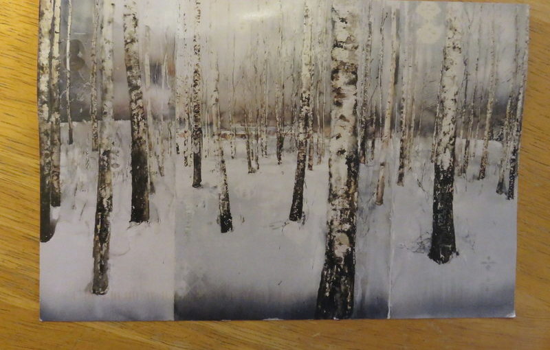 SKS Postcard: Lars Lerin’s Birch Forest