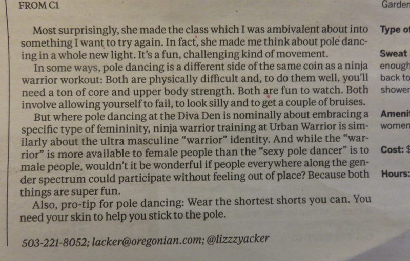 Lizzy Acker is my new favorite reporter for the Oregonian