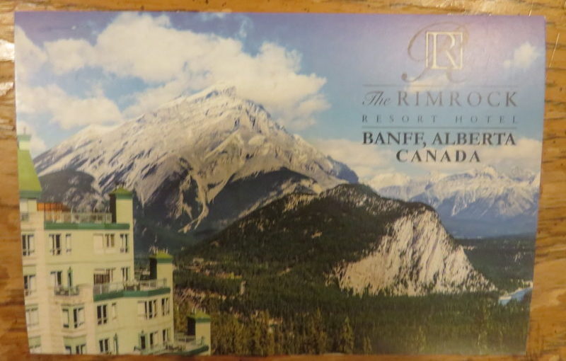 SKS Postcards: Banff, the Rimrock Hotel, Bemidji