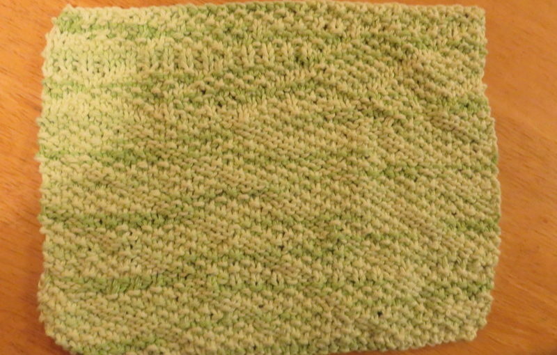 Washcloth completed