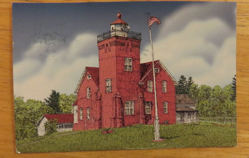 SKS Postcard: Two Harbors Lighthouse