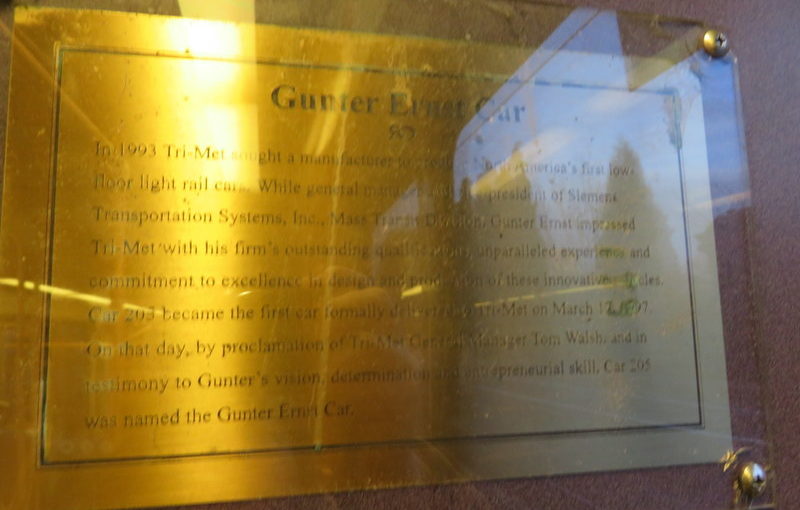 Plaque: Gunter Ernst Car