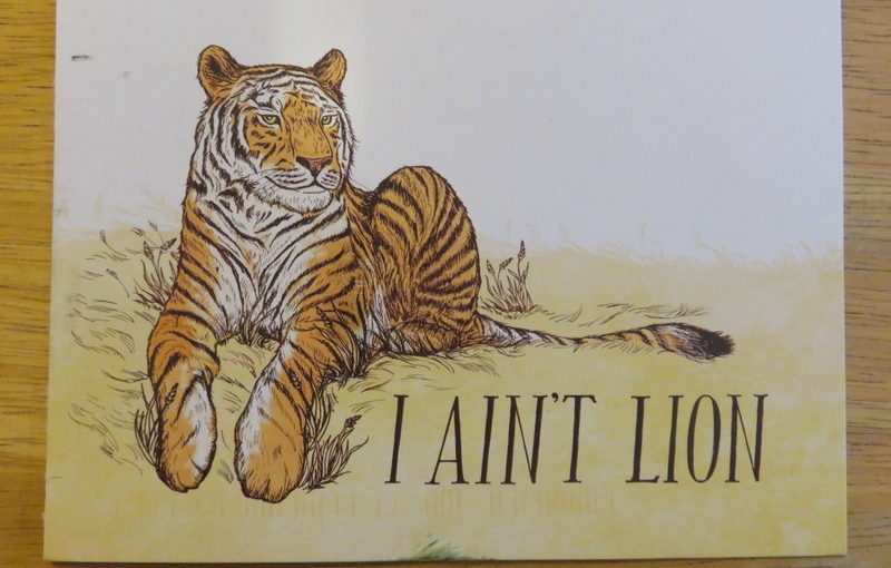 SKS Postcard: Lion Puns