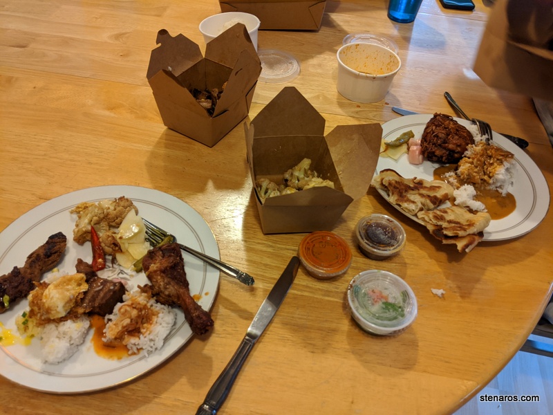 Anniversary Dinner Takeout – Out & About