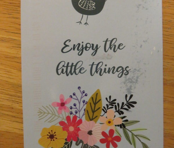 SKS Postcard: Enjoy the Little Things