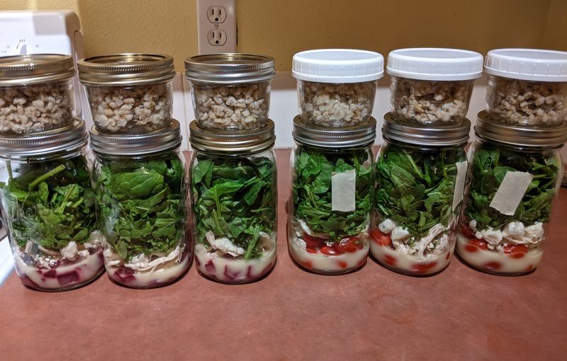 Salads in a Jar are Very Aesthetically Pleasing