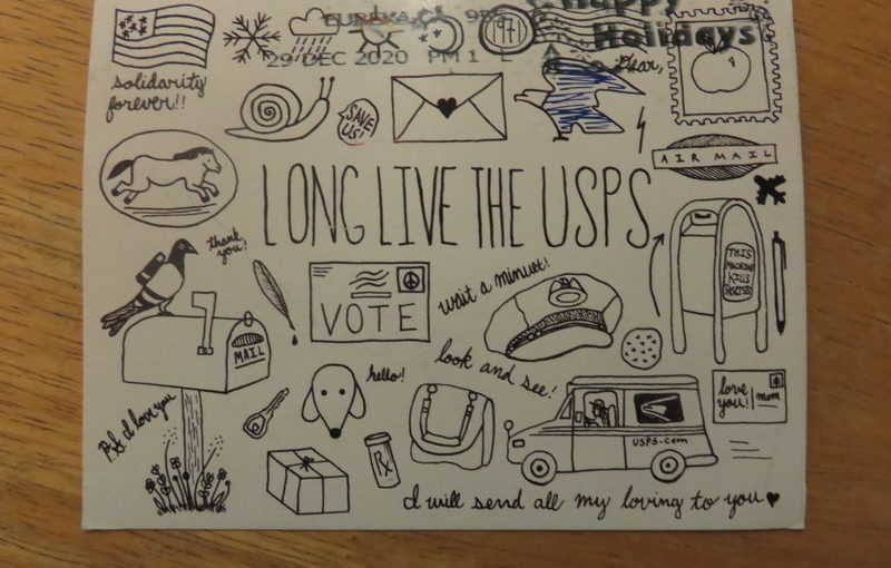 SKS Postcard: Long Live the USPS