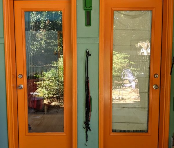 Five Coats of Paint Later, We’ve Now Got Some Orange Doors