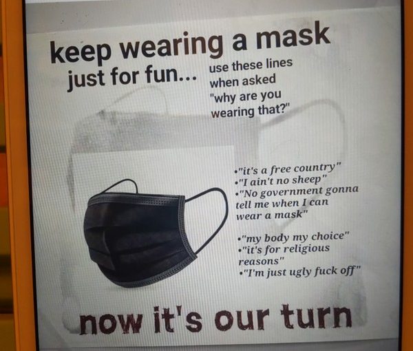 Masks: Now It’s Our Turn