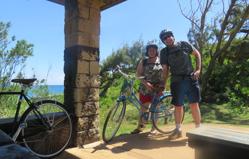 Biking the Ke Ala Hele Makalae Path