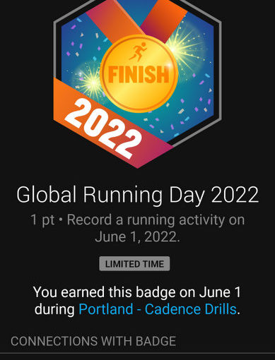 Global Running Day. Who Knew?