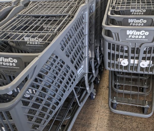 WinCo Grocery Carts Now Plastic