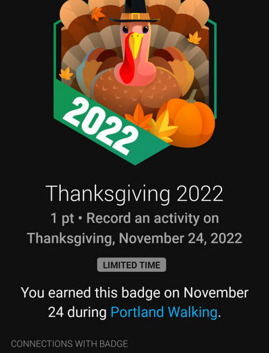 Thanksgiving Badge