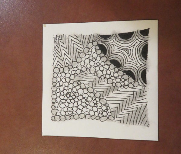 My First Zentangle (This Time Around)