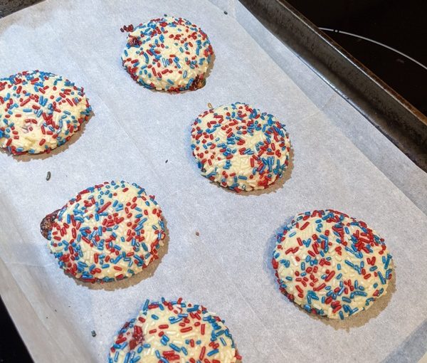 Jam-Filled Sprinkle Cookies