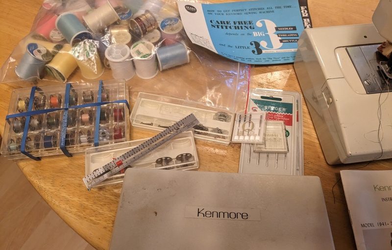 Finding a New Home for the Kenmore Sewing Machine
