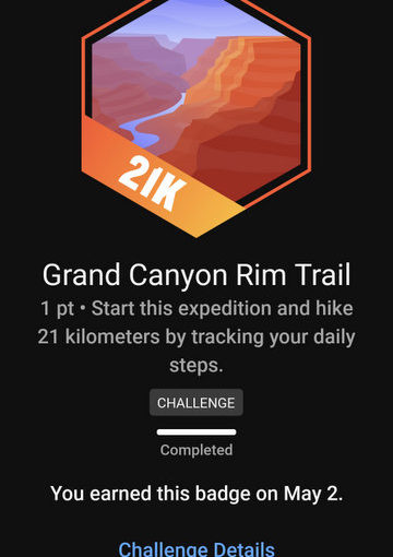 Another “Hiking” Badge