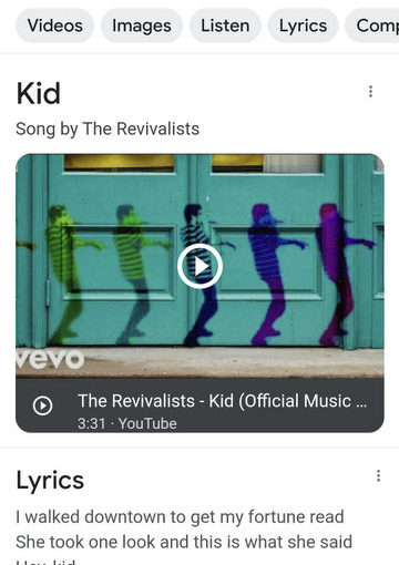 “Kid” by the Revivalists