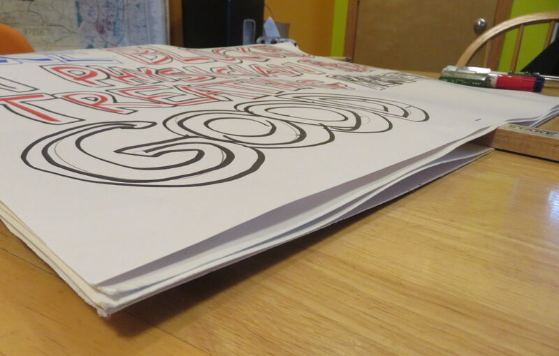 Protesting After Good’s Murder