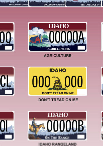Idaho: Where You Can Get a Don’t Tread on Me License Plate