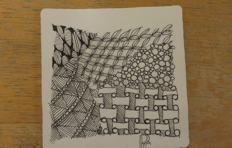April 22 Zentangle