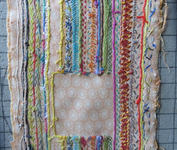 Square Dance Shoes Panel No. 3 Finished